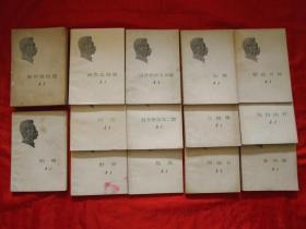 鲁迅：朝花惜拾、伪自由书、集外集、二心集、三闲集、两地书、且介亭杂文末编、且介亭杂文二集、热风、南腔北调集、彷徨、野草、呐喊、集外集拾遗（14本合售）