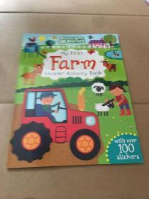 My First Farm Sticker Activity Book英文儿童绘本