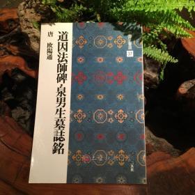 中国法书选37【道因法师碑 泉男生墓志铭】二玄社原版 欧阳通楷书 买笔书法字帖 临习研究教材