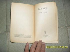 Binary（7品36开书脊歪斜略有铅笔笔迹1974年2版英文原版189页二进制或二元的）45436