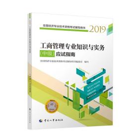 中级经济师2019教材工商管理专业知识与实务（中级）应试指南2019