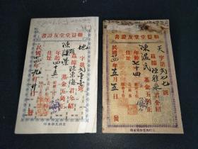 民国二十四年星洲（新加披）联益堂堂友证书（15X9.5CM)