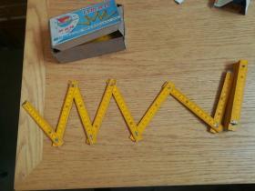 库存前进牌八折木尺一盒10个