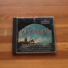 古典音乐：Vivaldi小提琴协奏曲CD专辑The Four Seasons（打口碟，外壳及盘面有轻微损坏，如图）