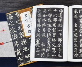 历代碑帖精粹·唐：颜真卿多宝塔碑 正版多宝塔碑 颜体软毛笔书法字帖入门临摹练字帖碑帖初学者集字古诗自学培训班颜真卿楷书历代碑帖精粹安徽美术出版社