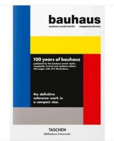 TASCHEN原版 小开本精装 更新版 德国Bauhaus 包豪斯 1919-1933 包豪斯的参考著作 艺术设计学院作品集