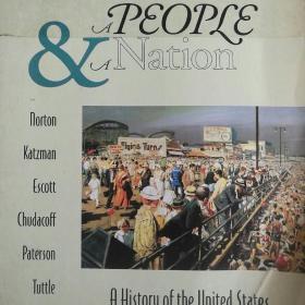 人民和民族（1865年后，美国简史，第四版，英语）