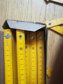 库存前进牌八折木尺一盒10个