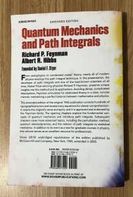 Quantum Mechanics and Path Integrals: Emended Edition 量子力学与路径积分 0486477223 9780486477220