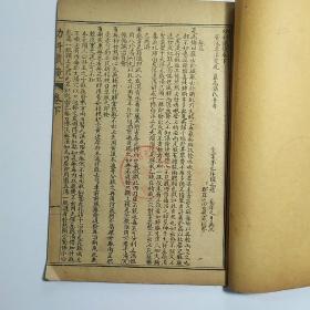 石印本 线装书：幼科铁镜集症 上下卷（2册）民国元出版 年上海校经山房石印【X11】