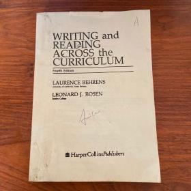 Writing and Reading Across the Curriculum (4th edition )