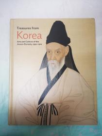 Treasures from Korea：Arts and Culture of the Joseon Dynasty，1392-1910【李朝艺术展，包运费】