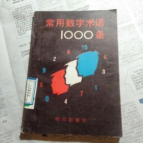 常用数字术语1000条