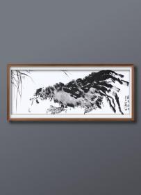 【池静山】国画，潜力青年画家大写意花鸟，大吉图，保真实价