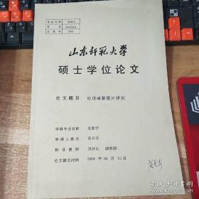 山东师范大学硕士学位论文《杜琪峰警匪片研究》