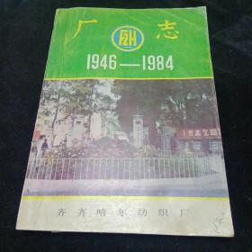 齐齐哈尔纺织厂厂志（1946－1984）