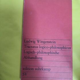 tractatus logico-philosophicus logisch-
philosophische abhandlung 逻辑哲学论