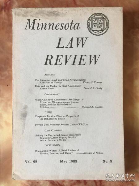 Minnesota LAW REVIEW Vol.69 No.5