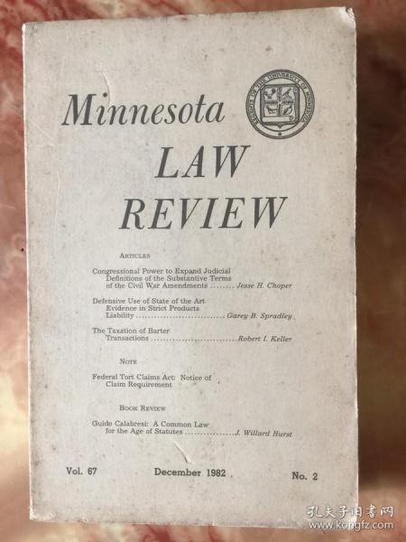 Minnesota LAW REVIEW Vol.67 No.2