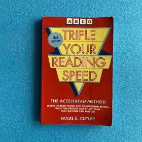 英文原版 Triple Your Reading Speed 3rd Edition