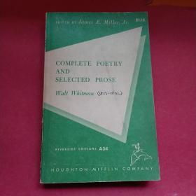 COMPLETE POETRY AND SELECTED PROSE（详见图）