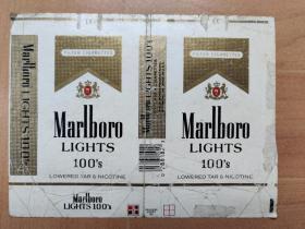 烟标：万宝路(Marlboro Lights)