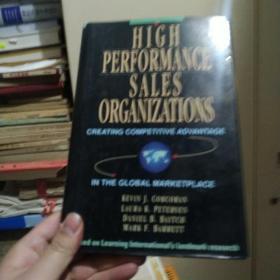 High Performance Sales Organization" 