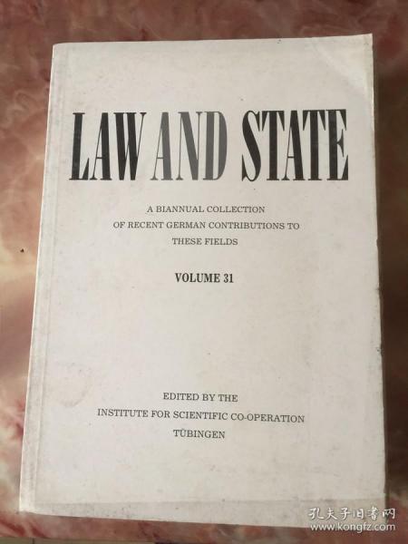 LAW AND STATE VOL.31