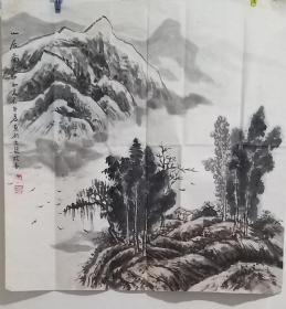 石苗芳山水