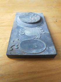 《明朝端砚》，明朝早期镌刻，品相一流
规格16X9X2cm