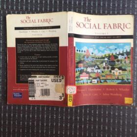 英文原版书：the social fabric american life from 1607 to 1877 16开
