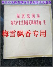 周恩来同志为共产主义事业战斗的一生大型历史画册-内大量珍贵图片 人民美术