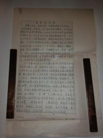 全国中语会学术委员会主任 中国语文报刊协会副会长张定远手稿（张定远小传 ）