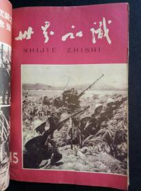 《世界知识》(1965年13期一18期)六册合订本