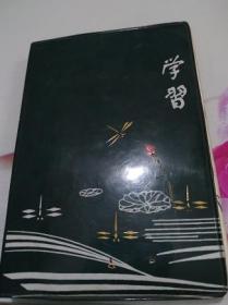 70年代日记本--内页有笔记，有6张庐山彩图