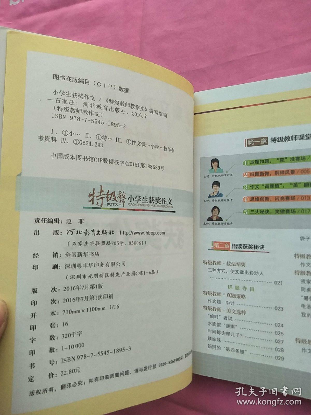 特级教师教作文课堂实录 小学生获奖作文（第3季）