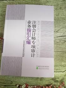 注册会计师专项审计业务指引汇编《正版》9787521804430《2019年3月第1版1印》《16开》