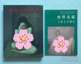 人体艺术画册(2本合售) 大16开铜版纸彩印,名师佳作/技术高超.