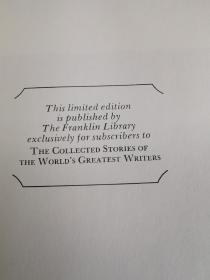 The Best of Sherlock Holmes 《福尔摩斯精选集》Sir Arthur Conan Doyle 柯南道尔 franklin library 1977年 真皮精装 限量版收藏版 世界伟大作家系列丛书