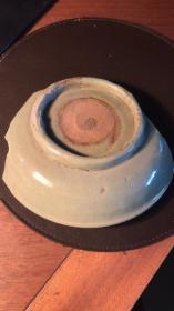 龙泉窑瓷片（25）----元至明代龙泉窑青釉盘残件（北京城区工地出土）