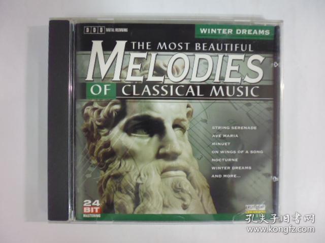 1998年美國版.24BIT. WINTER DREAMS THE MOST BEAUTIFUL MELODIES OF CLASSICAL MUSIC.二手CD(Q23)
