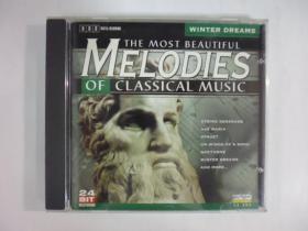 1998年美國版.24BIT. WINTER DREAMS THE MOST BEAUTIFUL MELODIES OF CLASSICAL MUSIC.二手CD(Q23)