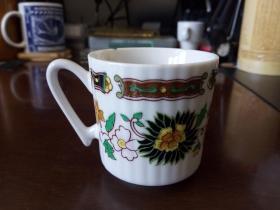 中国锦州（1980年代 塔标） 小杯、酒盅、茶杯——描金花饰 （漂亮&稀有&少见）