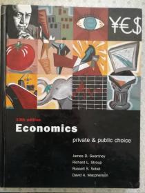 Ecomomics  Private & Public Choice  10th edition    James D. Gwartney Richard L. Stroup  英文原版