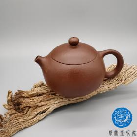 朱泥手工精品紫砂壶宜兴原矿素面规制名家大师工艺茶具喝茶品茗