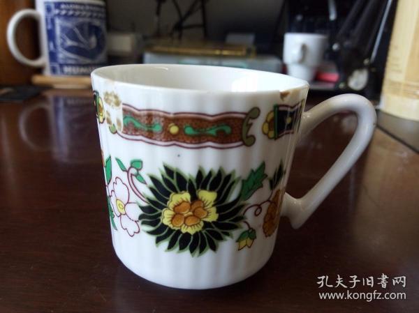 中国锦州（1980年代 塔标） 小杯、酒盅、茶杯——描金花饰 （漂亮&稀有&少见）