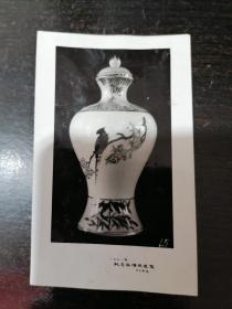 1978年广州秋交会酒瓶造型相片之小鸟画酒（10X6CM）