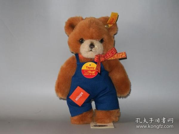 Steiff订制，美乐宝非卖品（steiff Milupa）—背带裤泰迪熊（Tapsy Bear）