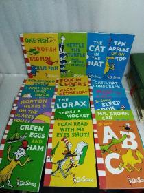 Fox in Socks (Dr. Seuss: Green Back Books)[穿袜子的狐狸(苏斯博士绿背书)]，请看图，19本全英文，彩图版