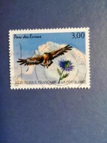 外国邮票 法国邮票  1997年 鸟（信销票 ）